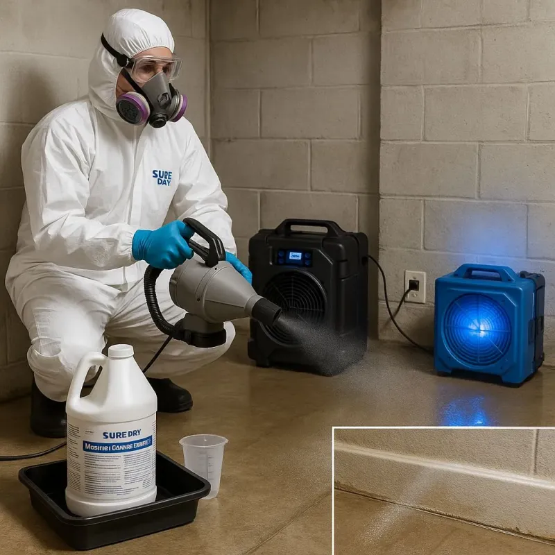 Sanitization and Odor Removal process in Clermont, IN